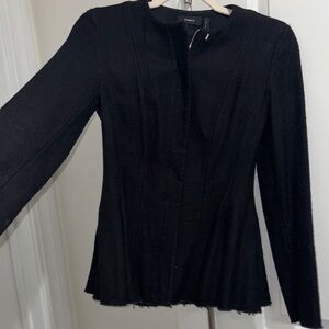 Theory Black Women's Textured Blazer